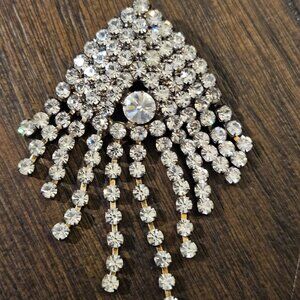 #9 Vintage Rhinestone Brooch
